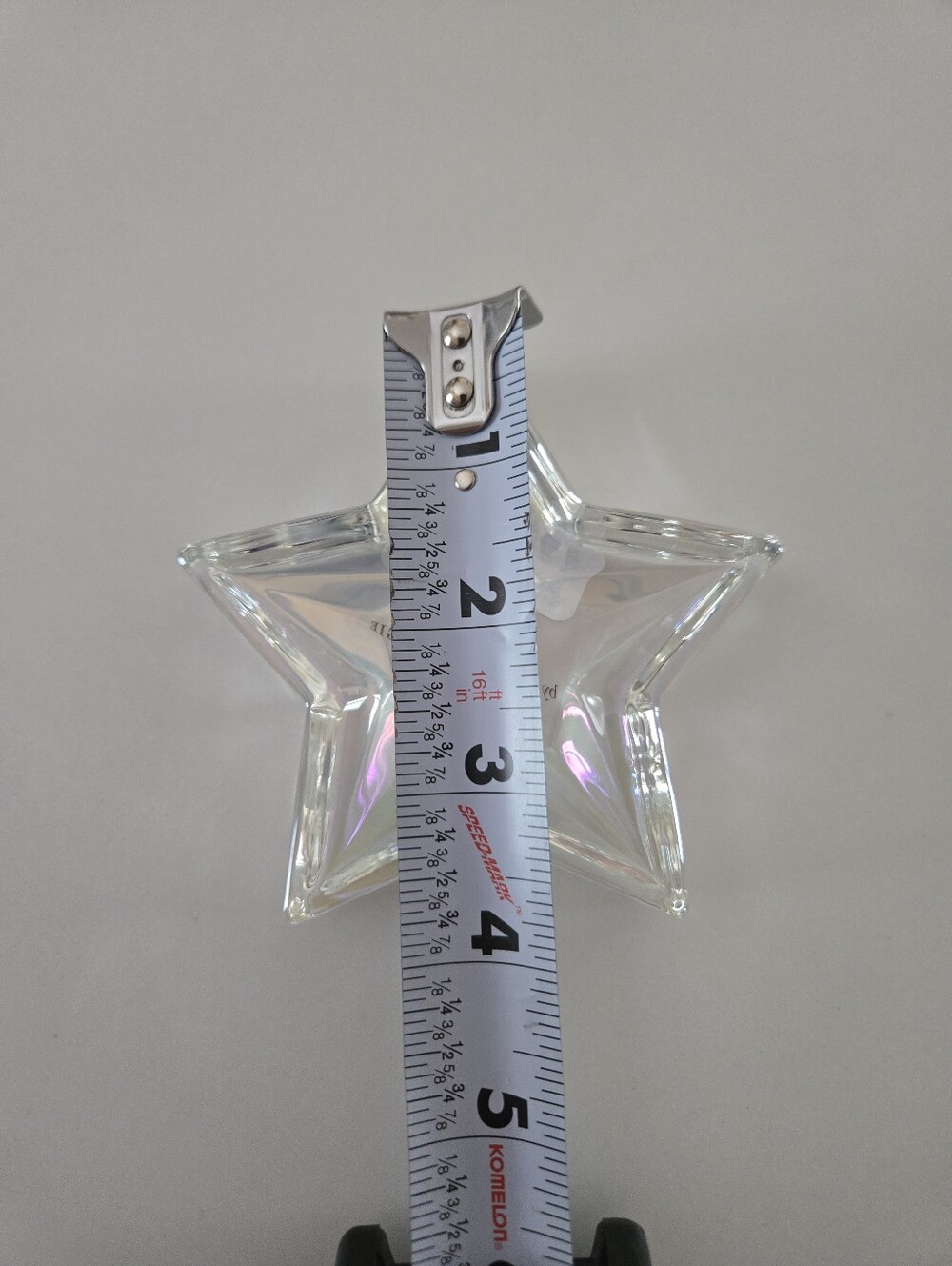 NWT Clear Cut Glass Star Trinket Dish - Picture 7 of 7